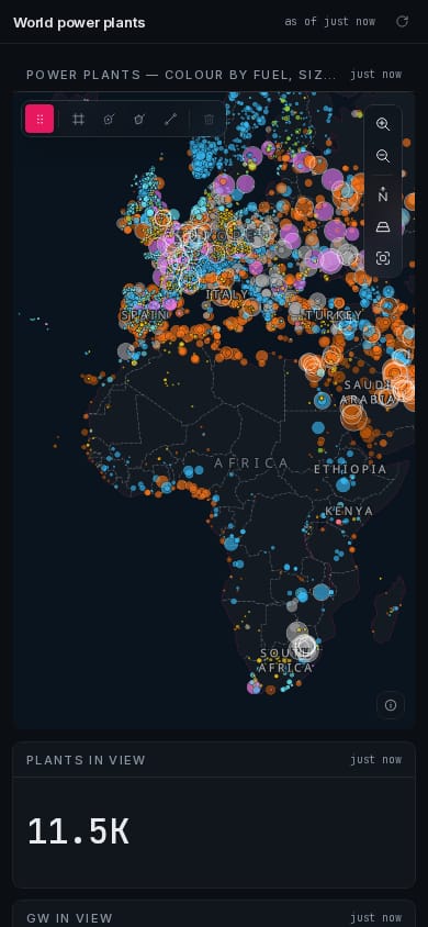 World power plants: on a phone (390 px)